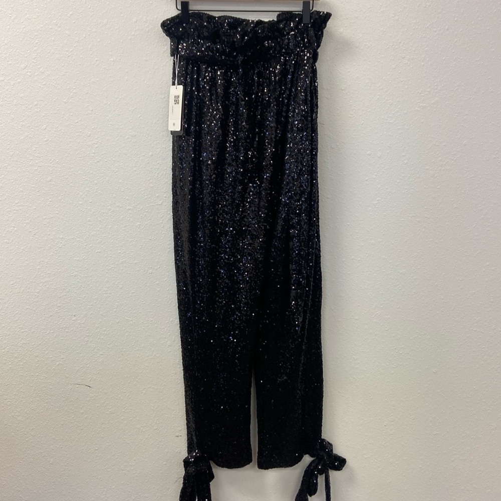 sequence black pants
